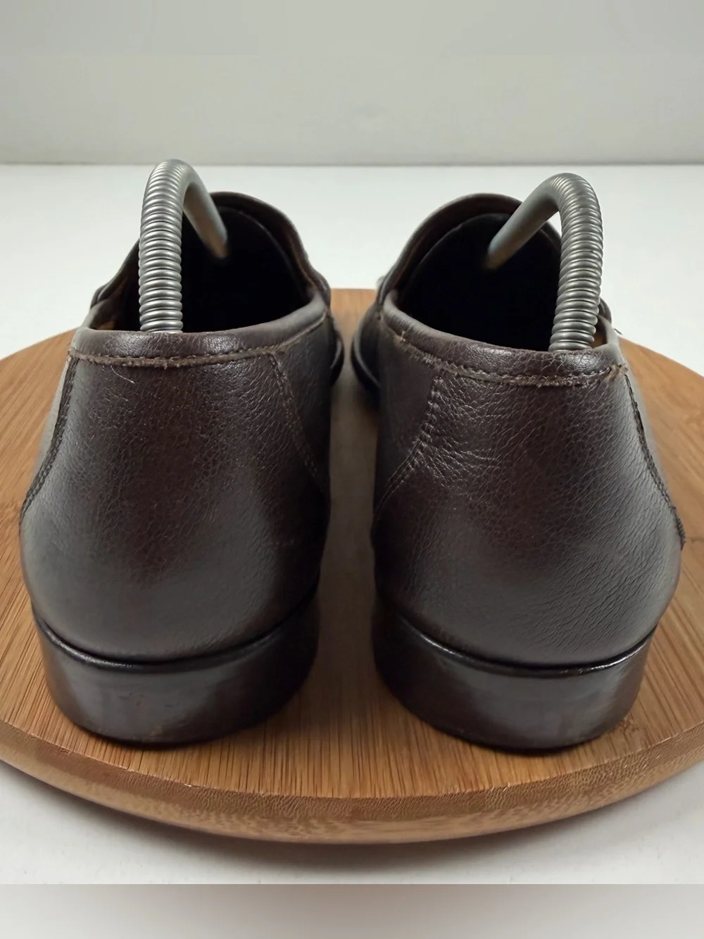 Cole Haan Made in Italy Ascot II Brown Leather Horsebit Loafers